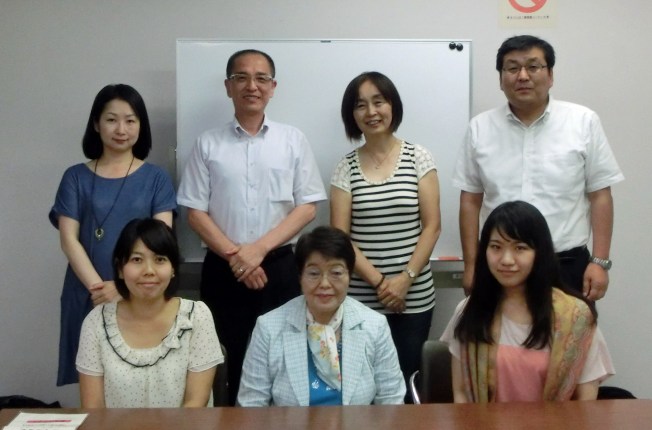 2015年7月受講者。当日は梅雨明けの日で、受講者もインタビュアーとしての新たな一歩を踏み出しました。